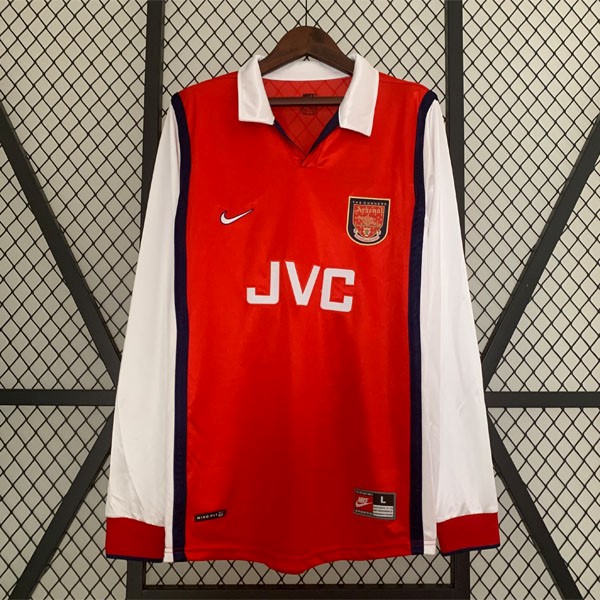 Tailandia Camiseta Arsenal Replica Primera Ropa ML Retro 1998 1999